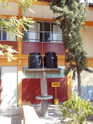 ALIMENTACIÓN DE BEBEDERO-ISLA 2 DESDE EL SISTEMA DE PURIFICACIÓN