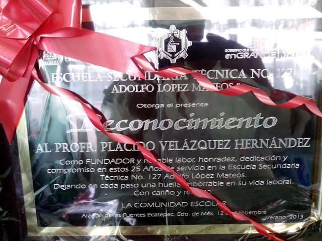 Prof. Placido Velázquez Hernández